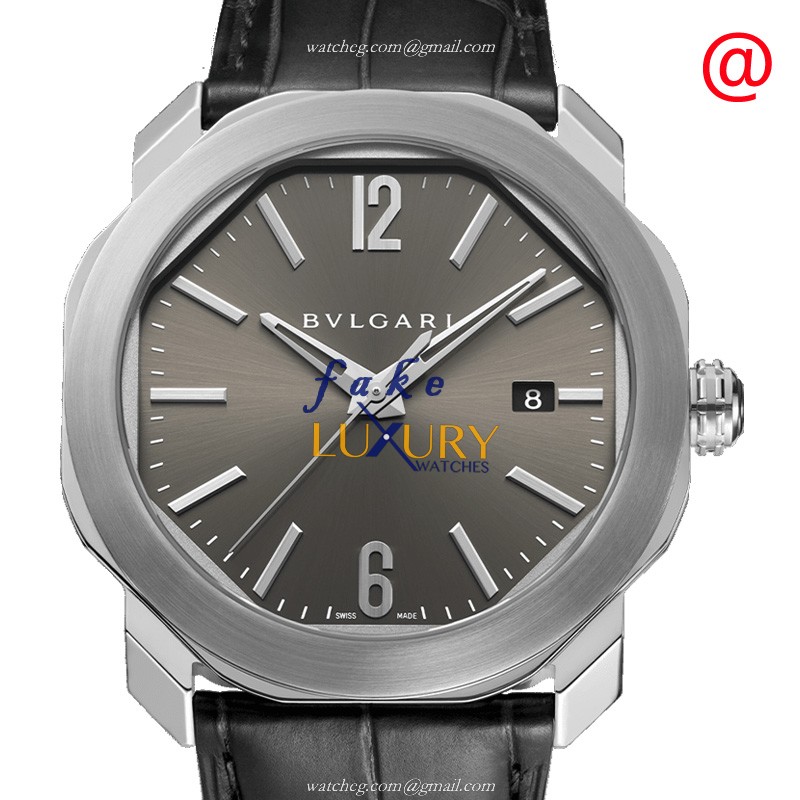 Bulgari Octo Roma 102855 - Replica Watch - Automatic - Steel Case - Gray Dial - Luxury Replica Watch