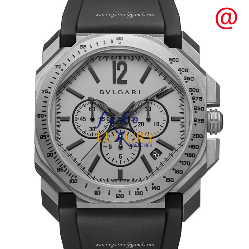 Bulgari 102859 OCTO VELOCISSIMO - Replica Watch - Automatic - Titanium Case - Gray Dial - Luxury Replica Watch