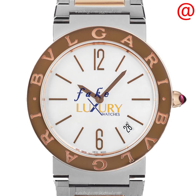 Bulgari 102925 BULGARI Automatic 18kt Rose Gold with Steel Replica Watch - Luxury Replica Watch