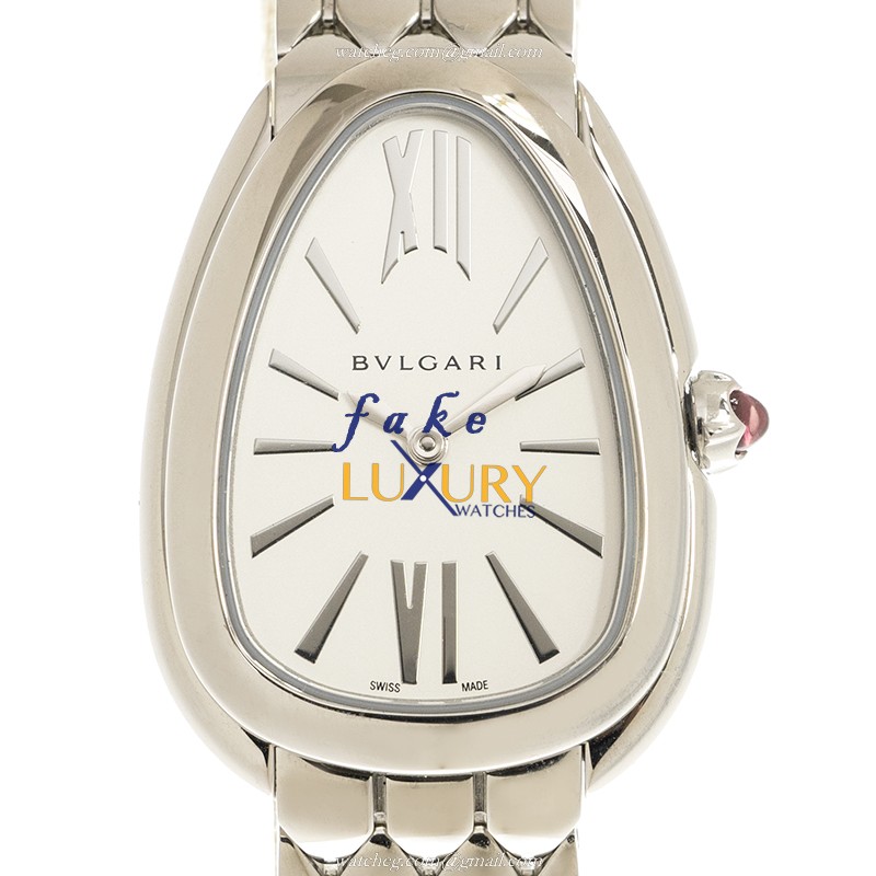 Bulgari 103141 Serpenti Seduttori Quartz Stainless Steel Silvery Dial Replica Watch - Luxury Replica Watch