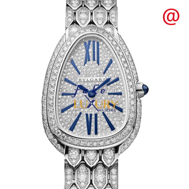 Bulgari Serpenti Seduttori 103159 Quartz 18kt White Gold Diamond | 103159 | Automatic | Steel - Luxury Replica Watch