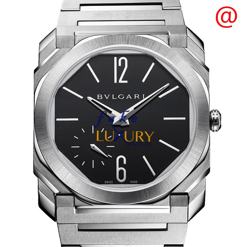 Bulgari Octo Finissimo 103297 Replica Watch With Automatic Movement, Black Dial, Steel Case - Luxury Replica Watch