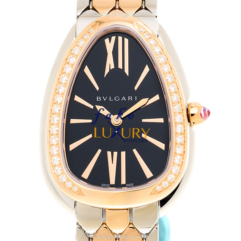 Bulgari Serpenti Seduttori 103450 - Replica Watch - Quartz - 18kt Rose Magic Diamond - 33mm - Luxury Replica Watch