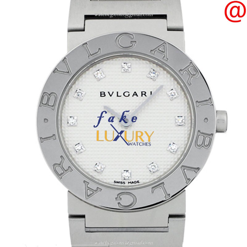 BULGARI BB26WSS/12 Quartz Steel Replica Watch | White Dial Silver Strap | 1:1 Clone - Luxury Replica Watch