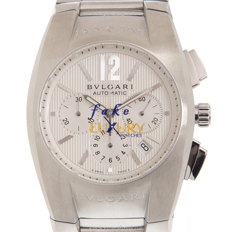 Bulgari EG40C6SSDCH ERGON Automatic Replica Watch, White Dial, Steel Bracelet - Luxury Replica Watch