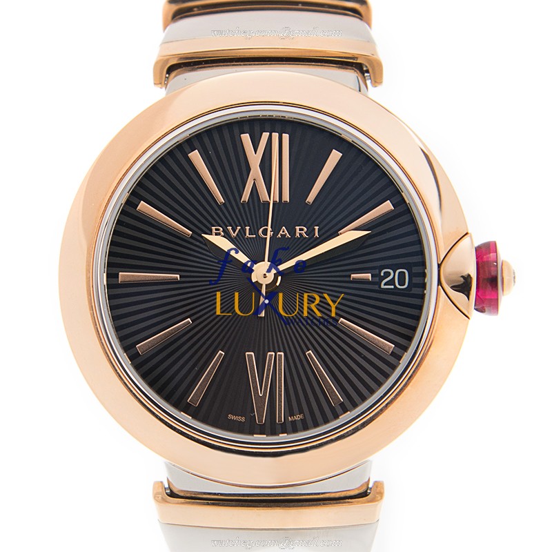 Bulgari LVCEA LU33BSPGSPGD Replica Watch With 33mm Rose Gold Case, Black Dial, Automatic Movement - Luxury Replica Watch