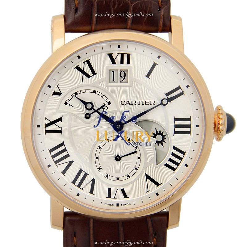 Cartier W1556240 Rotonde de Cartier 18kt Rose Gold Automatic Replica Watch - Luxury Replica Watch