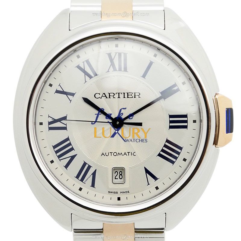 Cartier W2CL0002 Cle De Cartier Replica Watch, Silver Dial, Steel Case, Automatic Movement - Luxury Replica Watch