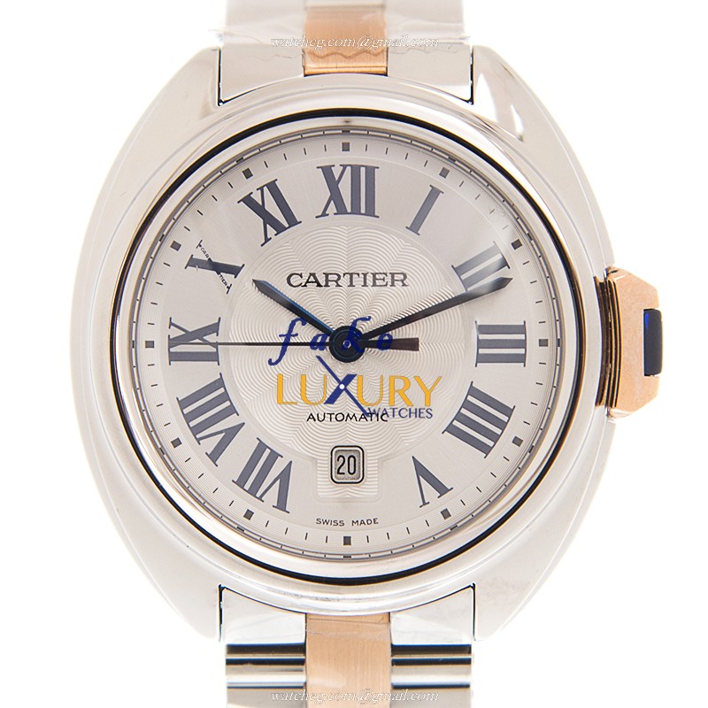 Cartier W2CL0012 BALLON BLEU Automatic Stainless Steel Replica Watch, Silver Dial, 40mm Case - Luxury Replica Watch