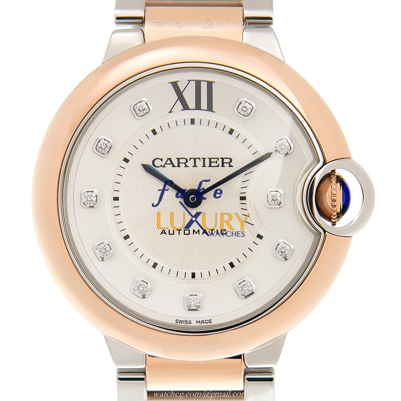 Cartier Ballon Bleu W3BB0013 Replica Watch With Automatic Movement, Rose Gold Steel Case - Luxury Replica Watch