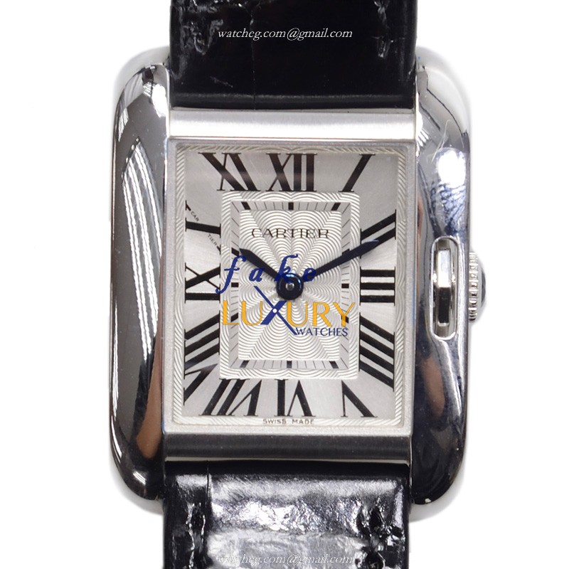 Cartier W5310029 TANK Quartz 18kt White Gold - Replica Watch - Automatic - Steel Case - Luxury Replica Watch