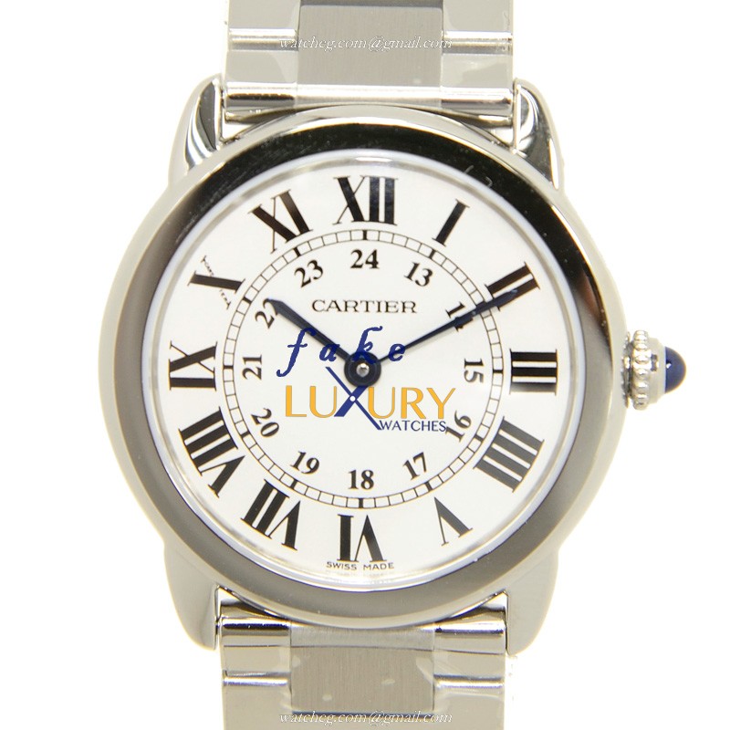 Cartier W6701004 RONDE SOLO DE CARTIER Quartz Steel Case - Replica Watch - Automatic - White Dial - Luxury Replica Watch