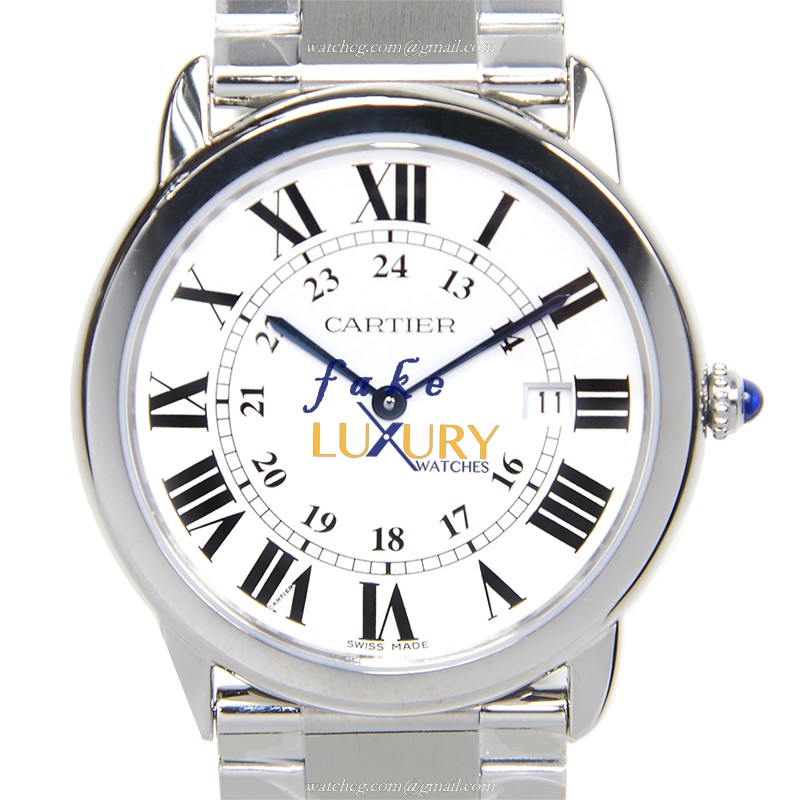 Cartier Ronde Solo W6701005 - Quartz - White Dial - Stainless Steel - Replica Watch - Luxury Replica Watch
