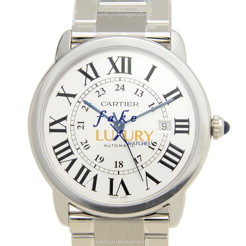 Cartier W6701011 RONDE SOLO DE CARTIER Automatic Silver Dial Stainless Steel Replica Watch - Luxury Replica Watch