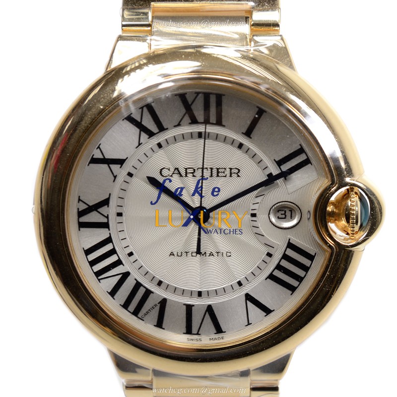 Cartier W69005Z2 BALLON BLEU - Automatic 18kt Yellow Gold - Replica Watch - 42mm - Swiss Movement - Luxury Replica Watch