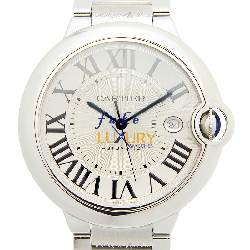 Cartier W69012Z4 BALLON BLEU Automatic Stainless Steel Replica Watch - Swiss Movement, Silver Dial - Luxury Replica Watch