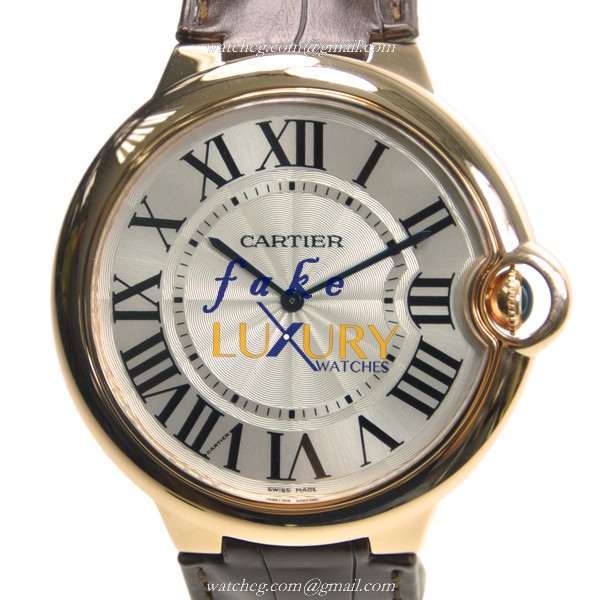 Cartier W6920054 BALLON BLEU Manual Wind 18kt Rose Gold Replica Watch - Ceramic Bezel - Swiss - Luxury Replica Watch