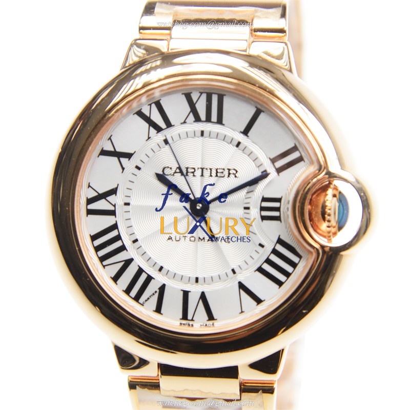 Cartier W6920068 BALLON BLEU Automatic 18kt Rose Gold - Ceramic Bezel - Swiss Movement - Replica - Luxury Replica Watch