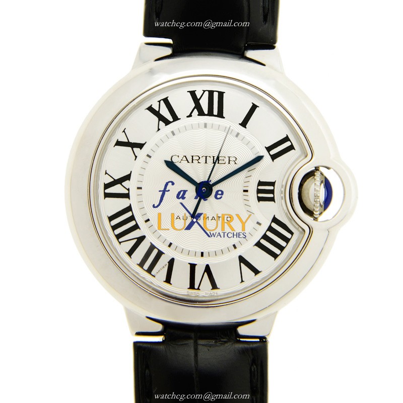 Cartier W6920085 Ballon Bleu Replica Watch, Automatic Movement, Silver White Dial, Steel Case - Luxury Replica Watch