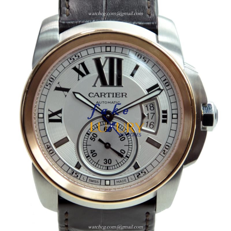 Cartier W7100011 CALIBRE DE CARTIER Automatic Steel Case - Replica Watch - 42mm - White Dial & - Luxury Replica Watch