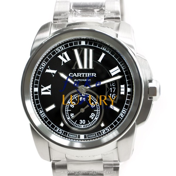 Cartier W7100016 - Automatic - Steel Case Replica Watch - Caliber De Cartier - Luxury Replica Watch
