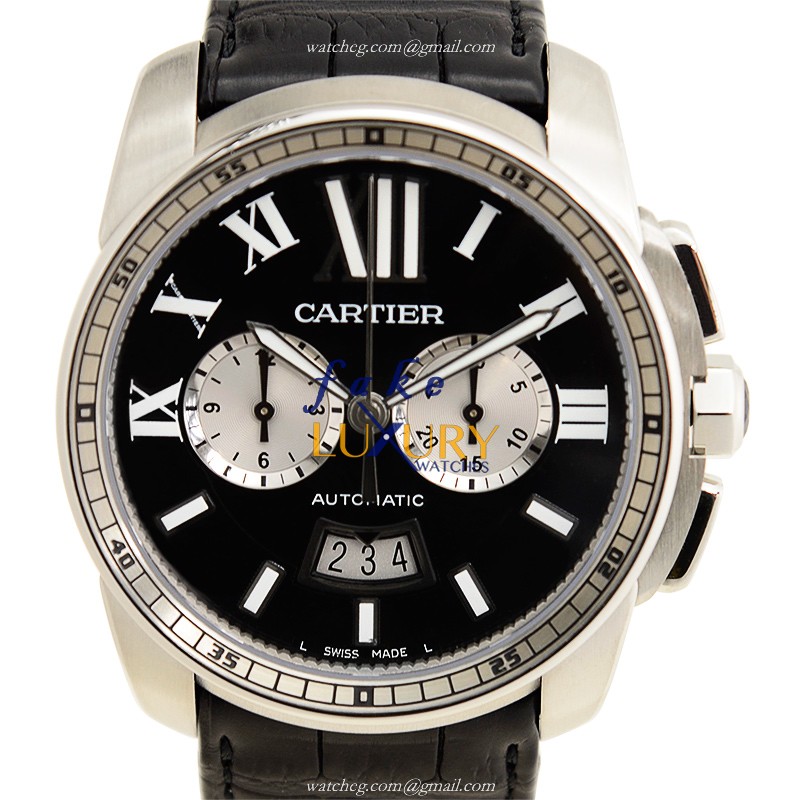Cartier W7100060 CALIBRE DE CARTIER - Automatic - Stainless Steel Case - Replica Watch - Luxury Replica Watch