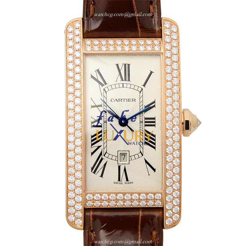 Cartier WB704751 Replica Watch, Automatic Movement, Silver Dial, 18kt Rose Gold & Diamonds Case - Luxury Replica Watch