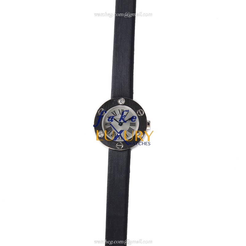 Cartier WE800131 LOVE Quartz 18kt White Gold Replica Watch - Luxury Swiss Clone with Sapphire - Luxury Replica Watch