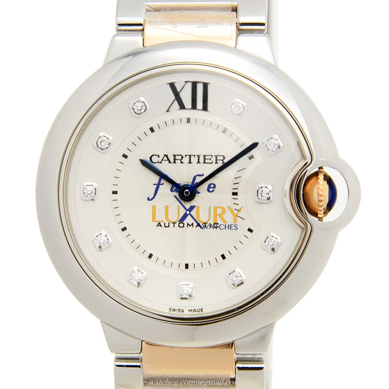 Cartier WE902031 BALLON BLEU Automatic Stainless Steel Watch, Automatic Movement, Replica Watch - Luxury Replica Watch