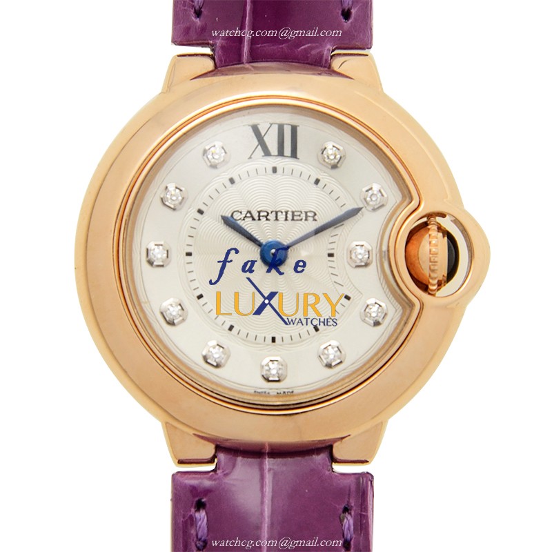-WE902050-Replica-Ballon-Bleu-Watch-Quartz-18kt-Rose-Gold-Silver-Dial - Luxury Replica Watch