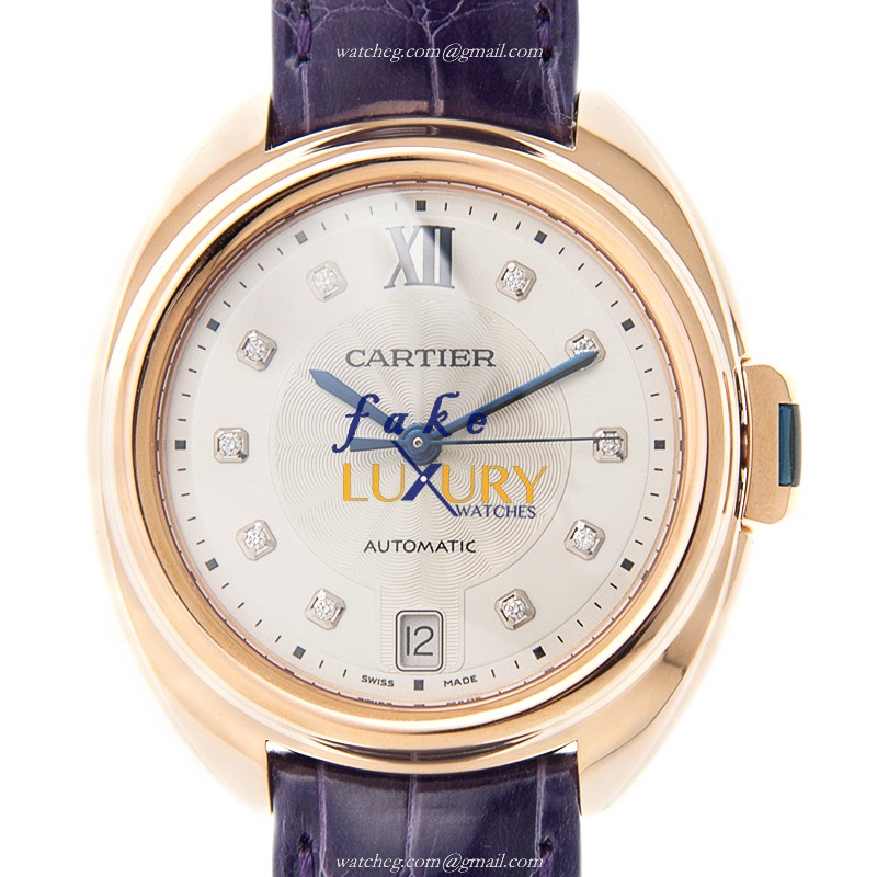 Cartier WJCL0032 Automatic 18kt Rose Gold Replica Watch, Ceramic Bezel, Swiss Movement - Luxury Replica Watch