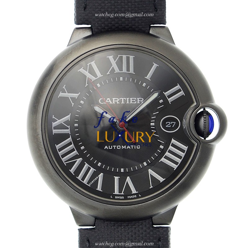 Cartier WSBB0015 Ballon Bleu Replica Watch, Automatic Movement, Black Dial, Steel Case - Luxury Replica Watch