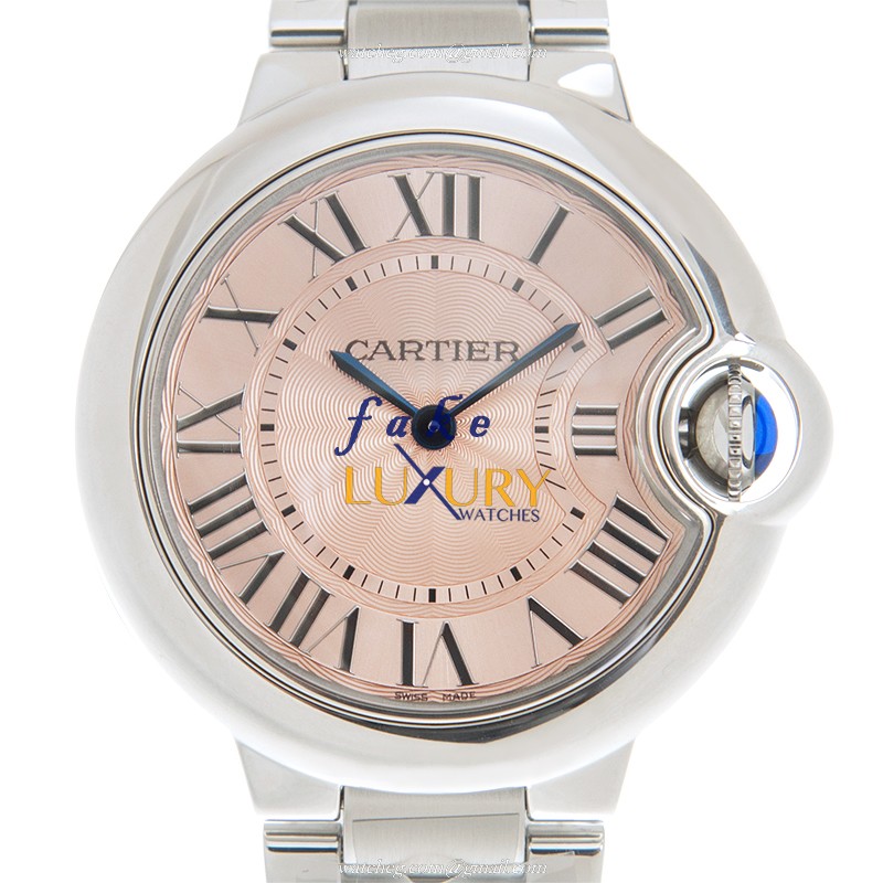 Cartier WSBB0033 BALLON BLEU Quartz Stainless Steel - Pink Dial - Replica Watch - Luxury Replica Watch