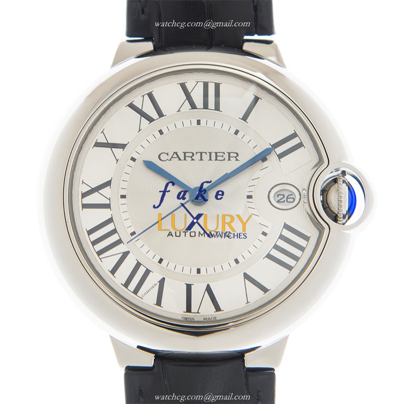Cartier Ballon Bleu WSBB0039 Automatic Stainless Steel Silver Dial Replica Watch - Luxury Replica Watch