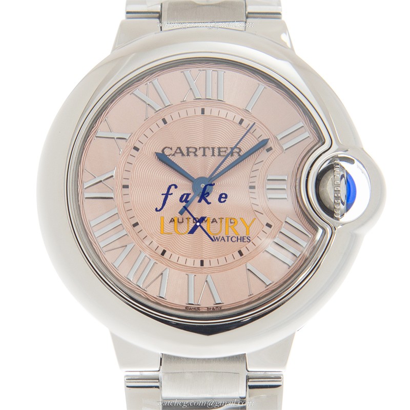 Cartier Ballon Bleu WSBB0046 - Replica Watch - Pink Dial - Automatic - Stainless Steel - Luxury Replica Watch