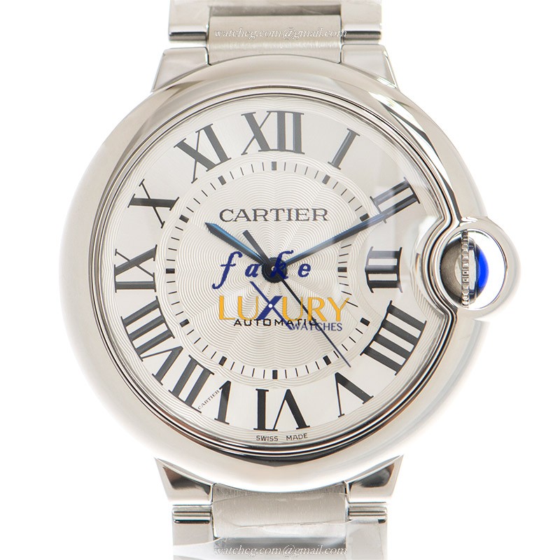 Cartier WSBB0048 BALLON BLEU Automatic Silver Dial Stainless Steel Case Replica Watch - Luxury Replica Watch