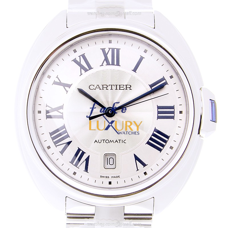 Cartier WSCL0007 Clé de Cartier Automatic Steel Silvery Dial Replica Watch - Luxury Replica Watch