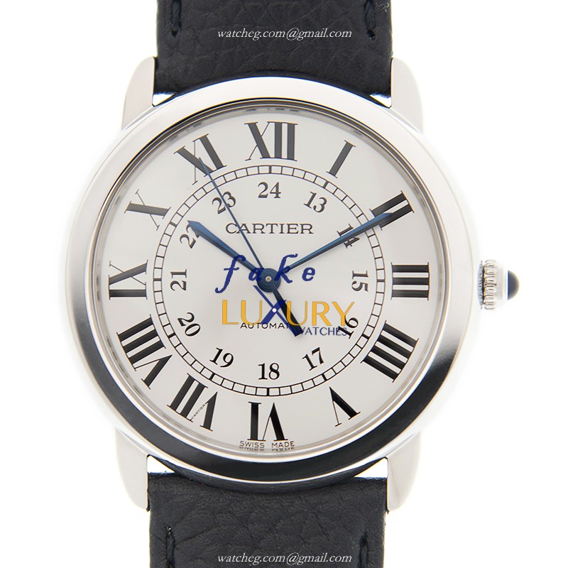 Cartier Ronde Solo WSRN0021 Replica Watch, Automatic, Silver Dial, Steel Case - Luxury Replica Watch