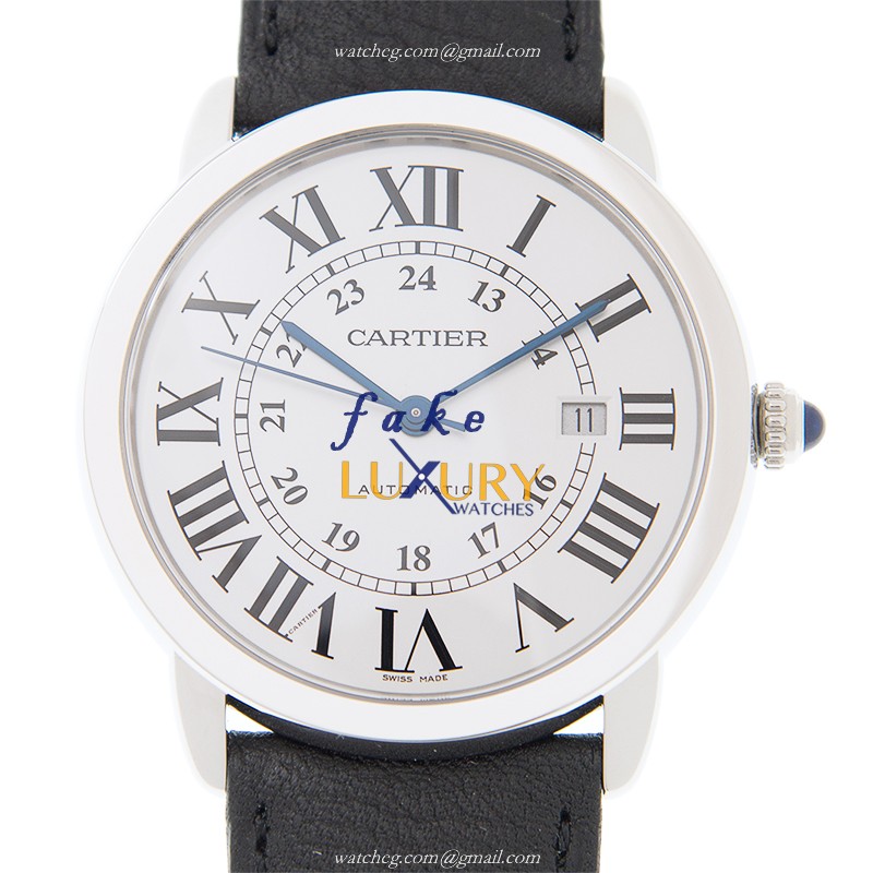 Cartier WSRN0022 RONDE SOLO DE CARTIER Automatic Stainless Steel Replica Watch, Model: WSRN0022 - Luxury Replica Watch