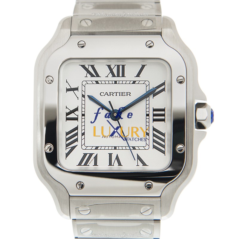 Cartier WSSA0029 SANTOS Automatic Stainless Steel - White Dial - Replica Watch - Luxury Replica Watch