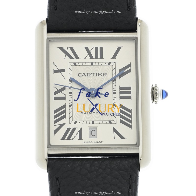 Cartier WSTA0040 TANK Automatic - Stainless Steel Case - Replica Watch - WSTA0040 - Luxury Replica Watch