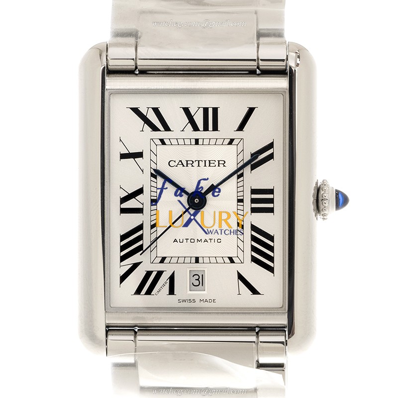 Cartier WSTA0053 Automatic Steel Case Silver Dial Stainless Steel Replica Watch - Luxury Replica Watch