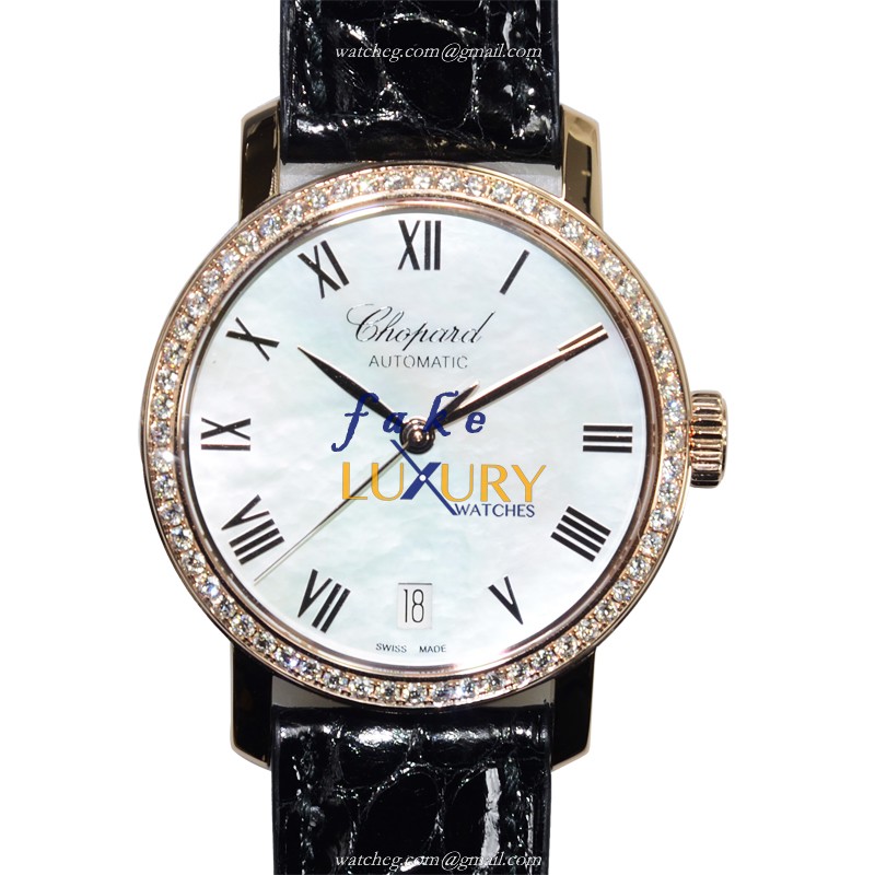 Chopard 134200-5001 CLASSIC Auto 18kt Rose Gold Replica Watch - Swiss Movement - Luxury Replica Watch