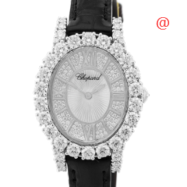 Chopard 139384-1001 Replica Watch, Quartz, 18kt White Gold & Diamond, Silver Dial, Women Jewelry - Luxury Replica Watch