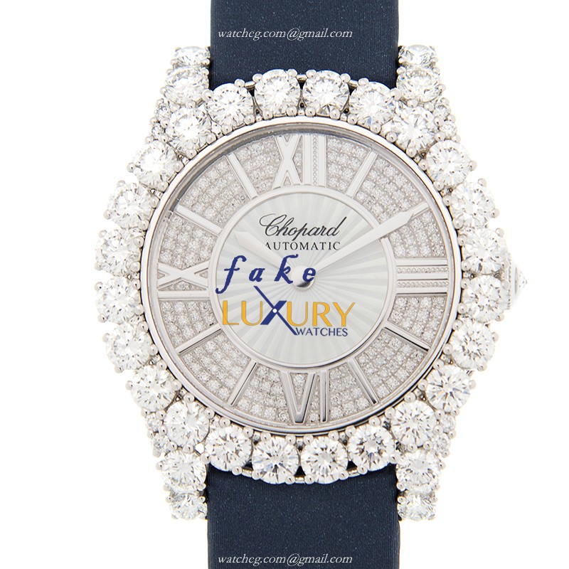 Chopard 139419-1401 Automatic 18kt White Gold Diamond Watch | Replica Watch - Luxury Replica Watch