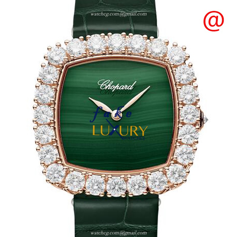 Chopard 13A386-5111 L Heure Du Diamant Automatic 18kt Rose Gold & Diamonds Replica Watch - Luxury Replica Watch
