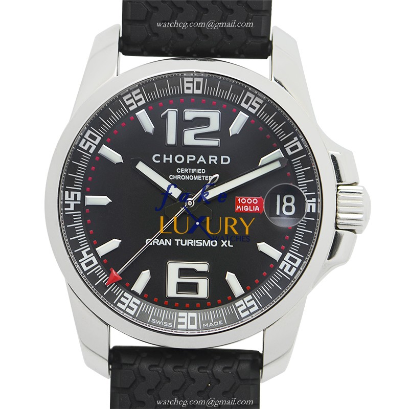 Chopard 158997-3001 MILLE MIGLIA GT XL Automatic Black Dial Stainless Steel Replica Watch - Luxury Replica Watch