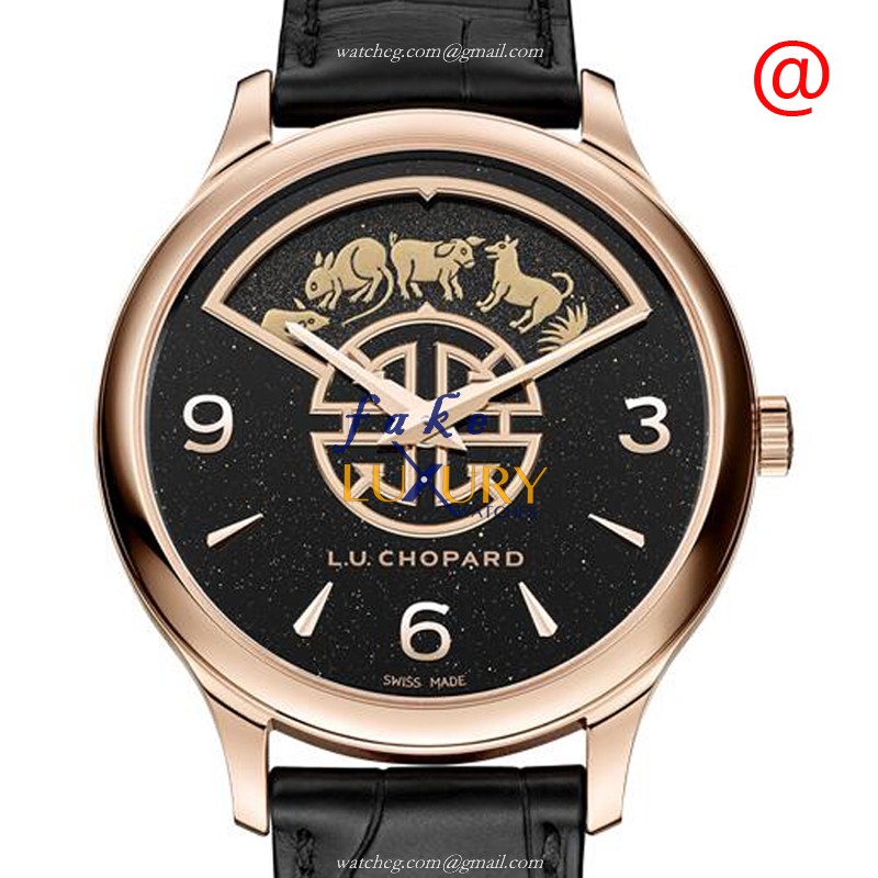Chopard L.U.C 161980-5001 Automatic 18kt Rose Gold Replica Watch - Luxury Replica Watch