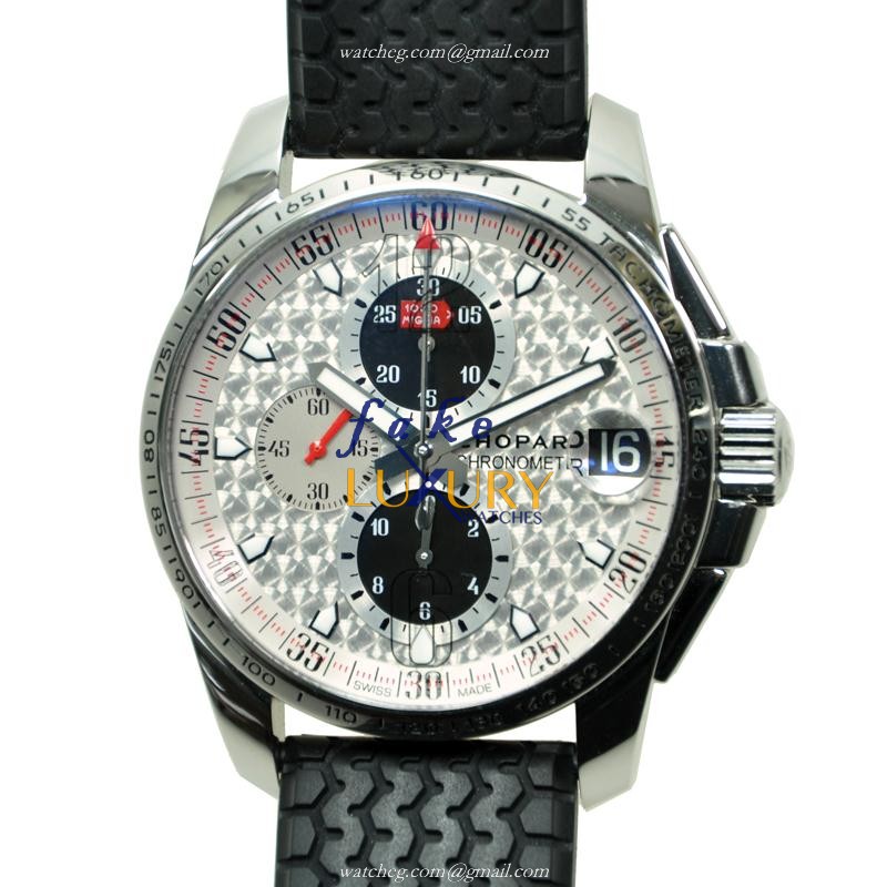 Chopard Replica Watch 168459-3019 MILLE MIGLIA GT XL Auto Silver Dial Stainless Steel Case - Luxury Replica Watch