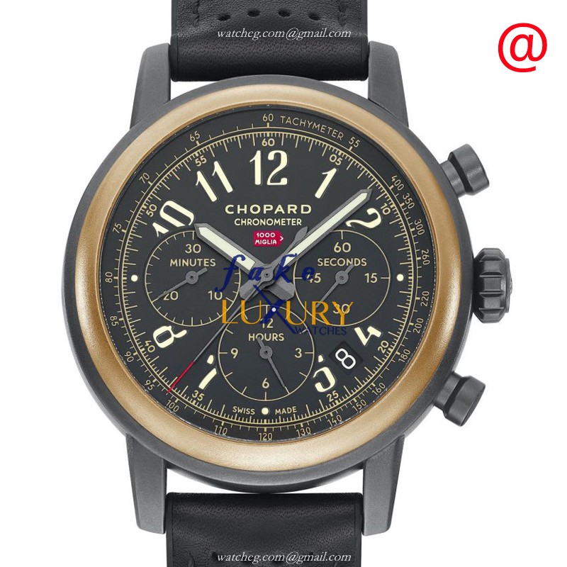 Chopard Replica Watch 168589-6002 MILLE MIGLIA GT XL Auto 42mm 18kt Rose Gold & Steel, Gray Dial - Luxury Replica Watch